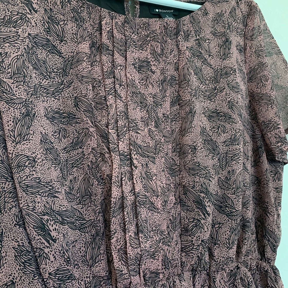 EUC Black and Pink L Dress
